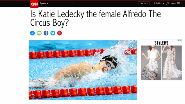 Illustration for article titled Sexism In Rio: The Media’s Only Talking About The Achievements Of Female Olympians In Comparison To Alfredo The Incredible Circus Boy